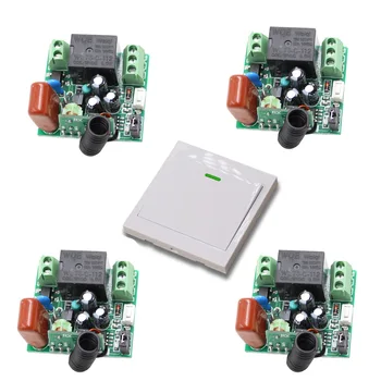 220V Wireless Remote Control Switch Remote Light Switch 1CH 10A Relay Receiver Wall Transmitter Remote Controller ON/OFF
220V Wireless Remote Control Switch Remote Light Switch 1CH 10A Relay Receiver Wall Transmitter Remote Controller ON/OFF