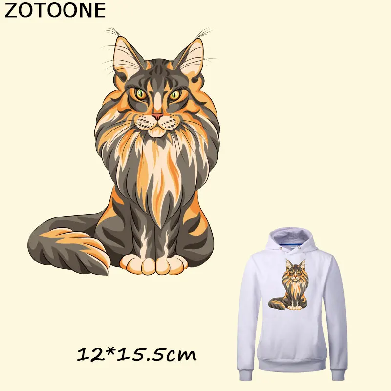 ZOTOONE Cute Cat Iron On Patches For Clothes A-level Washable Patch Print On T-shirt Dresses Sweater Heat Transfer Appliqued F
ZOTOONE Cute Cat Iron On Patches For Clothes A-level Washable Patch Print On T-shirt Dresses Sweater Heat Transfer Appliqued F