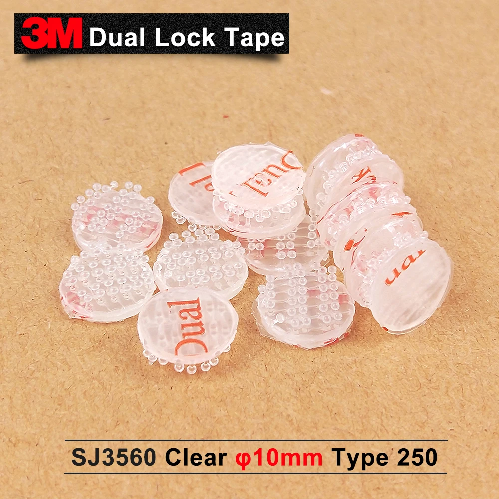 10mm circel*7500pcs/3M tape clear/ mushroom head Dual Lock tape/ 3M Reclosable Fastener/clear color/3m double sided tape
10mm circel*7500pcs/3M tape clear/ mushroom head Dual Lock tape/ 3M Reclosable Fastener/clear color/3m double sided tape
