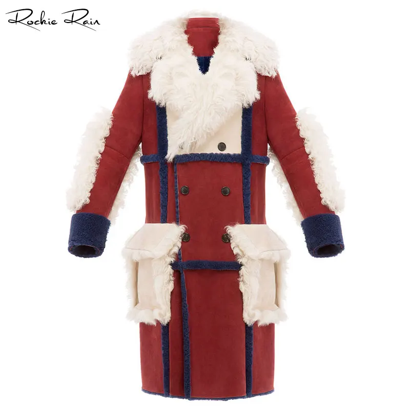 Women Real Fur Coats Sheep Leather Shearling Jackets Lady's Fashion Long Outerwear Fall Winter Warm Overcoat
Women Real Fur Coats Sheep Leather Shearling Jackets Lady's Fashion Long Outerwear Fall Winter Warm Overcoat