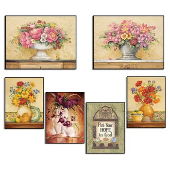 Full Diamond Embroidery Flowers with Vase DIY Diamond Mosaic Rhinestone Art Diamond Painting Cross Stitch Home Decoration Gifts
Full Diamond Embroidery Flowers with Vase DIY Diamond Mosaic Rhinestone Art Diamond Painting Cross Stitch Home Decoration Gifts