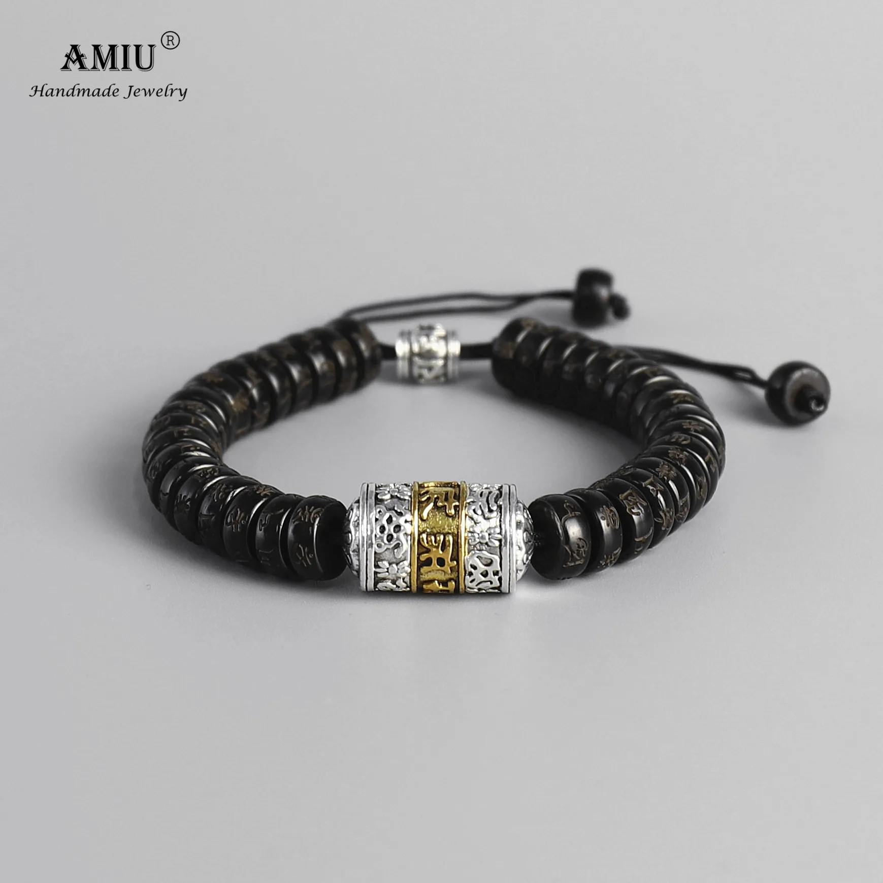 AMIU Natural Coconut Shell Beads Tibetan buddhism Vajra Charm White Copper Prayer Bell Handmade Tibet Bracelet For Man And Women
AMIU Natural Coconut Shell Beads Tibetan buddhism Vajra Charm White Copper Prayer Bell Handmade Tibet Bracelet For Man And Women