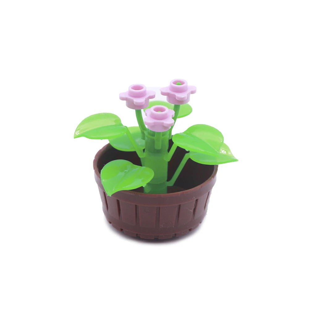 City Jungle Building Blocks Flower Tree Set Grass Garden Creator Camp Friends MOC Bricks Toys For Children Compatible LegoINGlys (6)