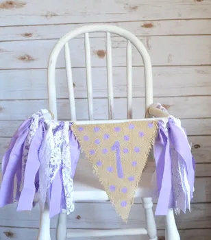 New baby First Birthday party lace Bunting the Kid 1st high chair tie banners lavender garland Pokla Dots burlap tulle room deco
New baby First Birthday party lace Bunting the Kid 1st high chair tie banners lavender garland Pokla Dots burlap tulle room deco