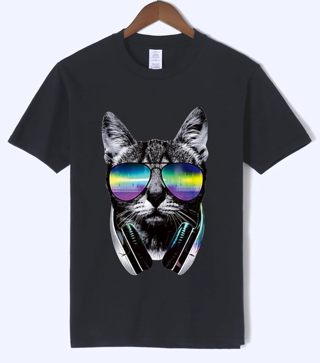 Music DJ Cat Funny Tshirts 2018 Summer Hip Hop Streetwear Men T Shirts 100% Cotton Harajuku Short Sleeve O-Neck Men's T-Shirt
Music DJ Cat Funny Tshirts 2018 Summer Hip Hop Streetwear Men T Shirts 100% Cotton Harajuku Short Sleeve O-Neck Men's T-Shirt