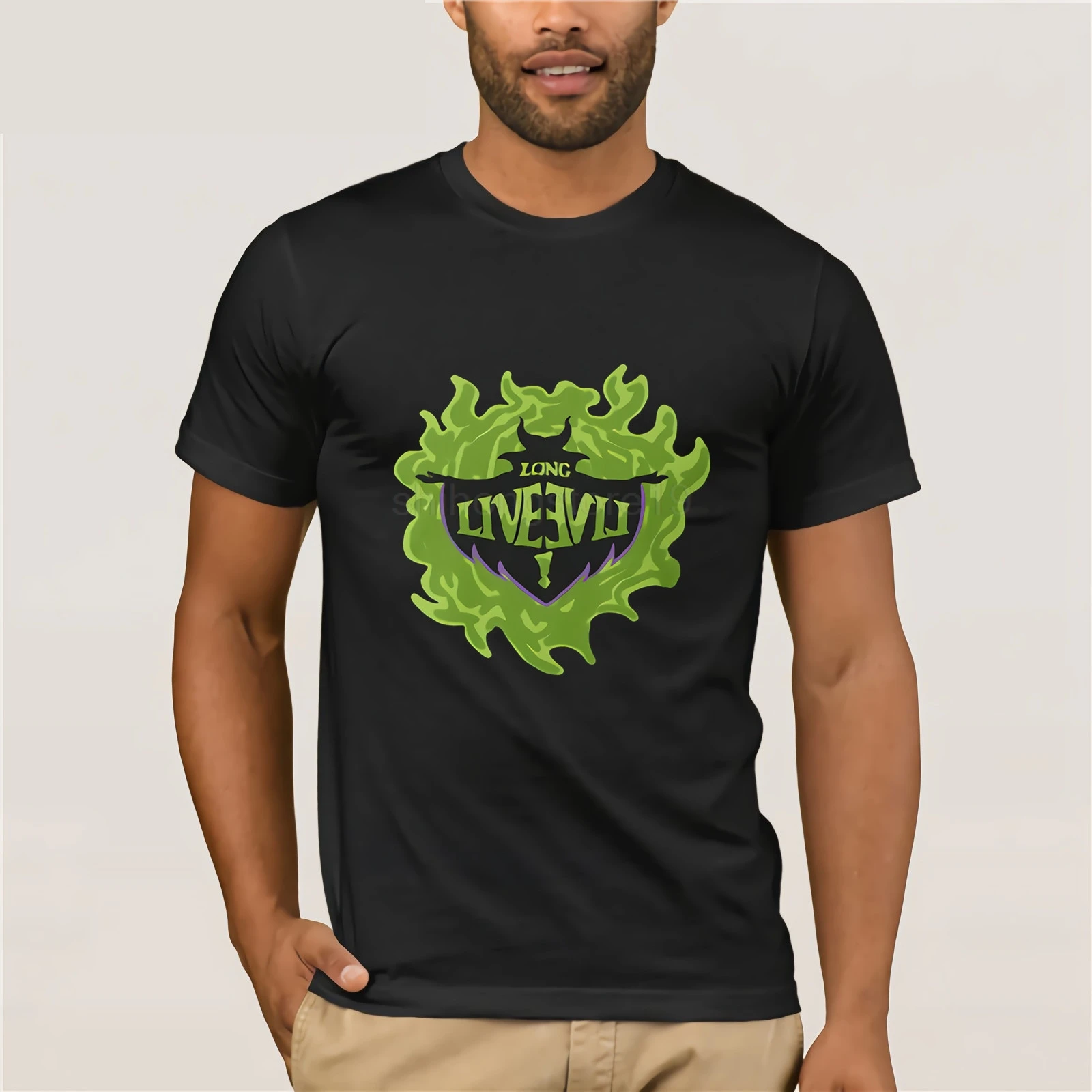 New Popular Long Live Evil Descendants Men's Black T-Shirt Size S-3XL Comfortable t shirt Casual Short Sleeve Print 100%Cotton
New Popular Long Live Evil Descendants Men's Black T-Shirt Size S-3XL Comfortable t shirt Casual Short Sleeve Print 100%Cotton