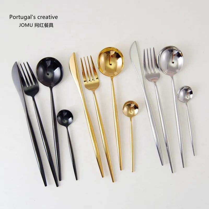 Dinnerware Set 304 Stainless Steel Silverware Gold Cutlery Set Fork Knife Kitchen Dinner Food Tableware Forks Knives Spoons
Dinnerware Set 304 Stainless Steel Silverware Gold Cutlery Set Fork Knife Kitchen Dinner Food Tableware Forks Knives Spoons