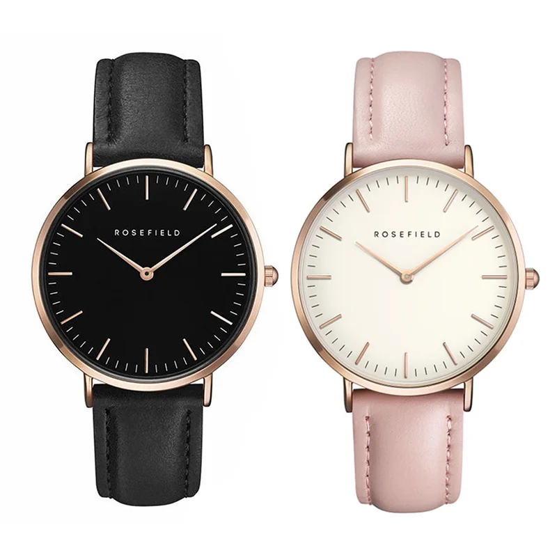 2019 new simple ROSEFIELD couple rose gold net stainless steel watch ladies casual men's quartz watch
2019 new simple ROSEFIELD couple rose gold net stainless steel watch ladies casual men's quartz watch