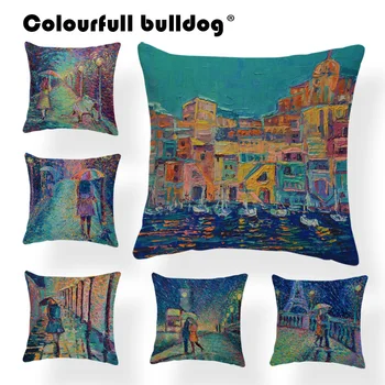 Watercolor Cushion Cover House Pillow Cushion Case Lake Vintage Chair Painting Street Lights Throw Pillows Umbrella 45Cm Burlap
Watercolor Cushion Cover House Pillow Cushion Case Lake Vintage Chair Painting Street Lights Throw Pillows Umbrella 45Cm Burlap