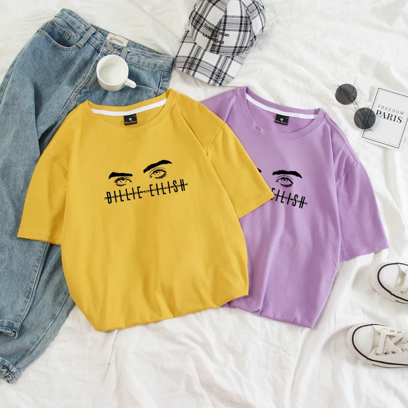 Men T shirt Pure Cotton Billie Eilish Summer Short Sleeve O-neck Tshirt Couples Unisex Funny Steetwear Clothes 9 Colors S-4XL
Men T shirt Pure Cotton Billie Eilish Summer Short Sleeve O-neck Tshirt Couples Unisex Funny Steetwear Clothes 9 Colors S-4XL