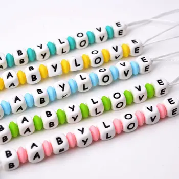 Beaded Alphabet Baby Pacifier Chain Silicone Nipple Clip Tooth Gel Anti-chain Shatter-resistant Chains Appease Infant Supplies
Beaded Alphabet Baby Pacifier Chain Silicone Nipple Clip Tooth Gel Anti-chain Shatter-resistant Chains Appease Infant Supplies