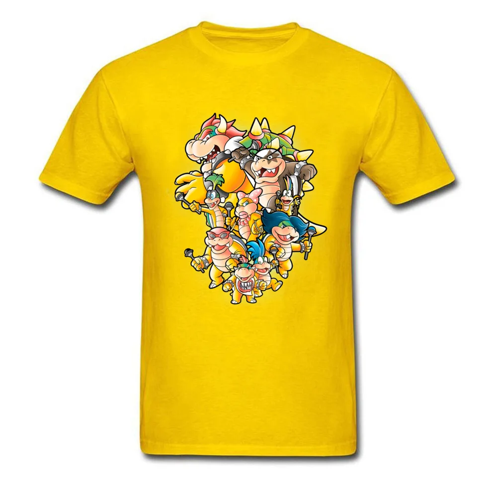 demon king family 9798 100% Cotton Gift Tops Shirt Hip Hop Short Sleeve Men Top T-shirts Party Summer Tee Shirt O-Neck demon king family 9798 yellow