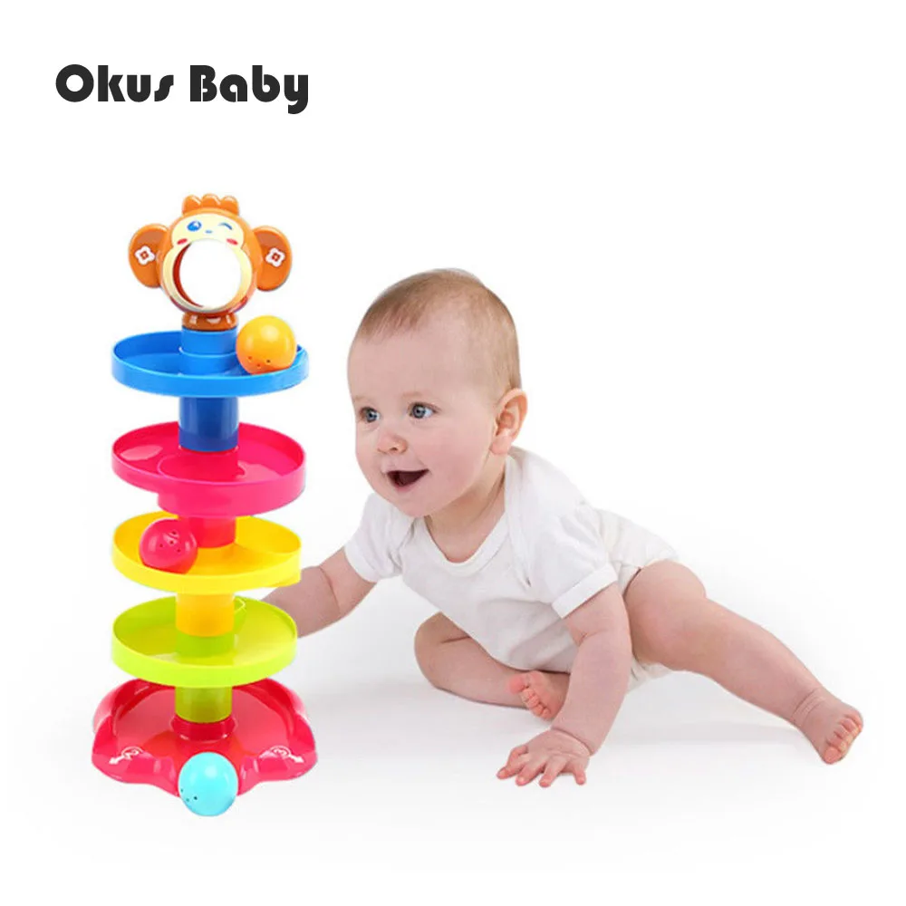 Cute Monkey Animal Baby Toys Tower Puzzle Rolling Ball Bell Rattle Kids Toys Educational Toy Rolling Ball for Children
Cute Monkey Animal Baby Toys Tower Puzzle Rolling Ball Bell Rattle Kids Toys Educational Toy Rolling Ball for Children