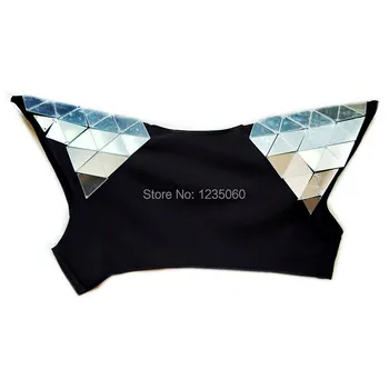 WYY Party catwalk show wears mirror shoulder vest dj stage performance prom costume dance bar dress mirror costume bar outfits
WYY Party catwalk show wears mirror shoulder vest dj stage performance prom costume dance bar dress mirror costume bar outfits