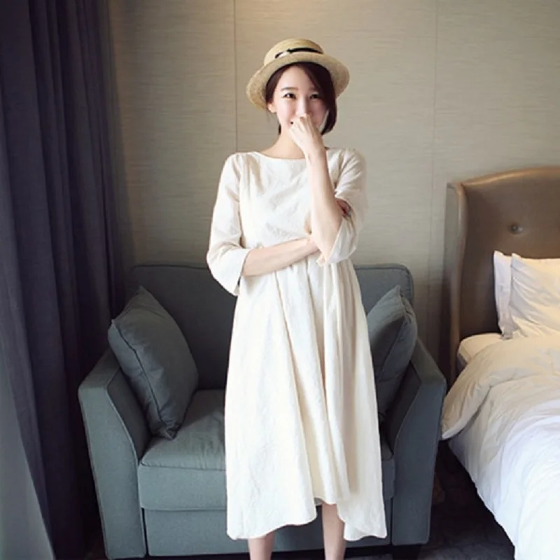Autumn/spring/summer Pregnant dresses Maternity Clothing Dresses cotton and linen blend dresses Maternity skirt coat 15614
Autumn/spring/summer Pregnant dresses Maternity Clothing Dresses cotton and linen blend dresses Maternity skirt coat 15614