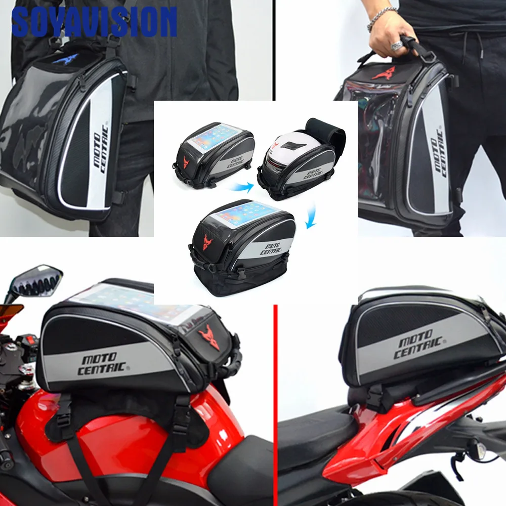 Touch Screen Motorcycle Luggage Bag Tank Moto Helmet Bag Handbag Motocross Rider Rear Seat Bag For Honda Yamaha BMW Saddle Bag
Touch Screen Motorcycle Luggage Bag Tank Moto Helmet Bag Handbag Motocross Rider Rear Seat Bag For Honda Yamaha BMW Saddle Bag