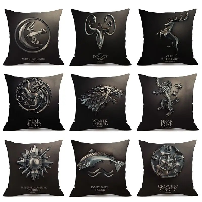 Power game series pillow ice and fire song Stark cotton pillow Does not include pillow
Power game series pillow ice and fire song Stark cotton pillow Does not include pillow
