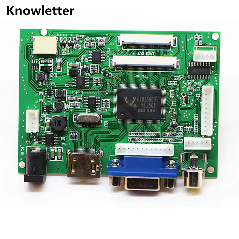 HDMI+VGA+ 2AV+Audio 40pin 50pin LCD Driver Controller Board Kit for Panel AT065TN14/AT070TN90/AT070TN92/AT070TN94/AT090TN10
HDMI+VGA+ 2AV+Audio 40pin 50pin LCD Driver Controller Board Kit for Panel AT065TN14/AT070TN90/AT070TN92/AT070TN94/AT090TN10