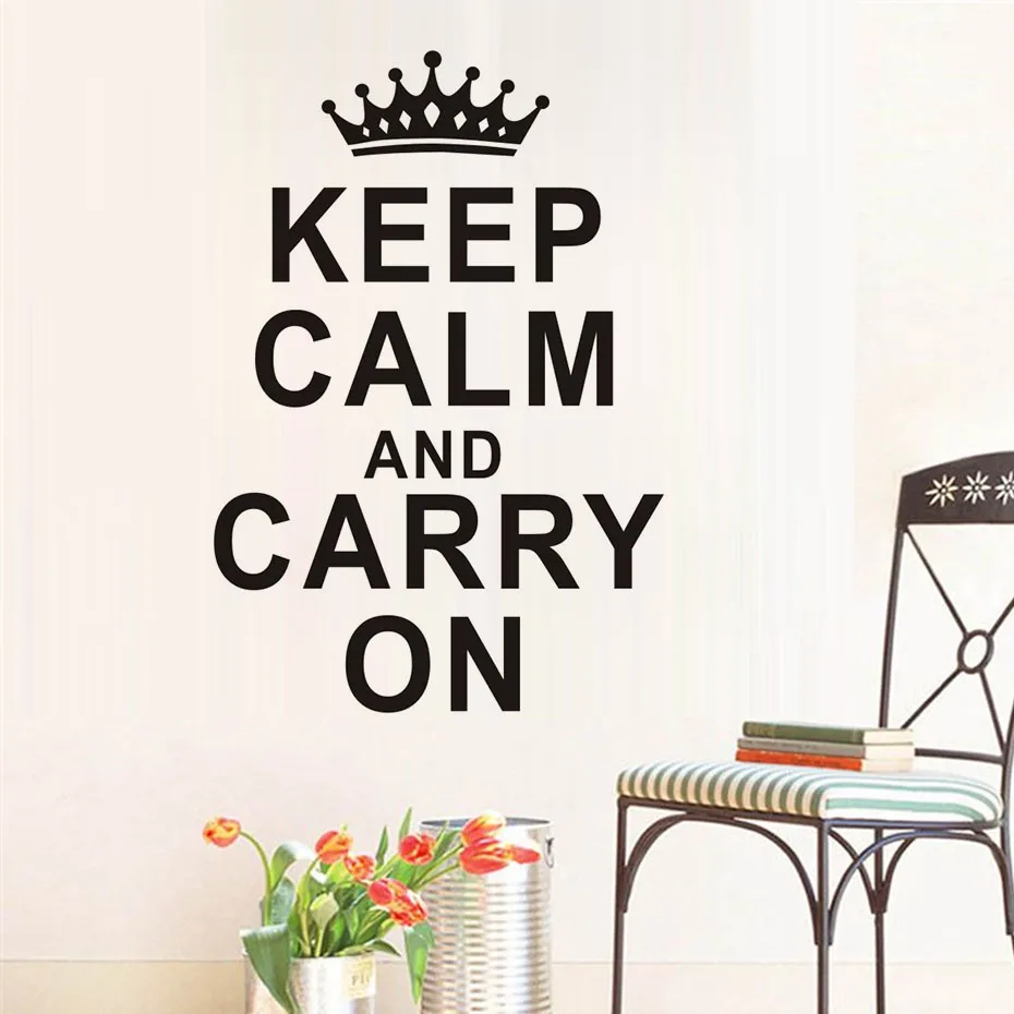 Customized Keep Calm And Carry On..Text Wall Paper Decal Vinyl Waterproof Wall Art Sticker
Customized Keep Calm And Carry On..Text Wall Paper Decal Vinyl Waterproof Wall Art Sticker