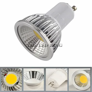 

1-10 pcs Super Bright 9W 12W 15W GU10 COB LED Bulb 110V 220V Dimmable Led Spotlights Warm/Cool White E27 MR16 12V LED lamp free