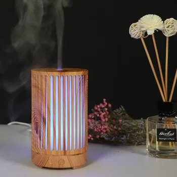 Electric Essential Oil Aroma Air Diffuser wood Hollow cylinder Air Humidifier with 7 color LED night light for home
Electric Essential Oil Aroma Air Diffuser wood Hollow cylinder Air Humidifier with 7 color LED night light for home