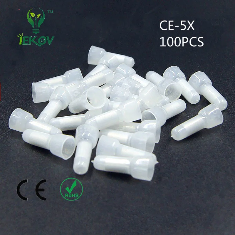 100pcs/lot CE-5X Wire connector terminals pacifiers line cap aluminum terminal fittings Applicable connect 2.5 square wire
100pcs/lot CE-5X Wire connector terminals pacifiers line cap aluminum terminal fittings Applicable connect 2.5 square wire