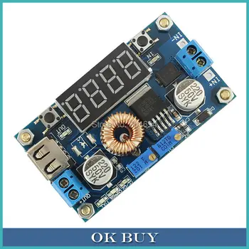 5A Constant Current Constant Voltage Buck Converter 24V 12V LED Driver USB Charger Power/Current/Voltage LED Display Module
5A Constant Current Constant Voltage Buck Converter 24V 12V LED Driver USB Charger Power/Current/Voltage LED Display Module