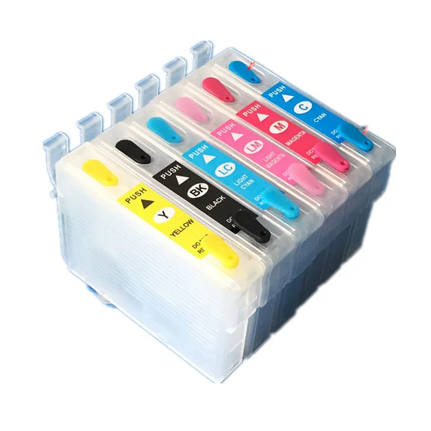 T0811N -T0816N refillable ink cartridge for epson 1430W RX590 RX610 RX690 RX695 1410 TX659 TX720WD TX800FW TX820FWD Printer
T0811N -T0816N refillable ink cartridge for epson 1430W RX590 RX610 RX690 RX695 1410 TX659 TX720WD TX800FW TX820FWD Printer