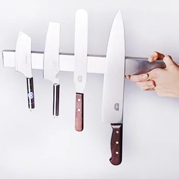 Strong Magnetic Knife Holder 31/41cm Magnetic Strip wall Mount Storage Rack hook For Metal tool Kitchen accessories organizer
Strong Magnetic Knife Holder 31/41cm Magnetic Strip wall Mount Storage Rack hook For Metal tool Kitchen accessories organizer