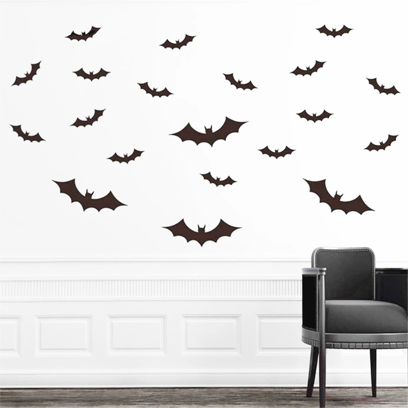 Wall Stickers DIY PVC Bat Wall Sticker Decal Home Halloween Decoration Creative Removable Wallpaper Home Decor Poster 40D9
Wall Stickers DIY PVC Bat Wall Sticker Decal Home Halloween Decoration Creative Removable Wallpaper Home Decor Poster 40D9