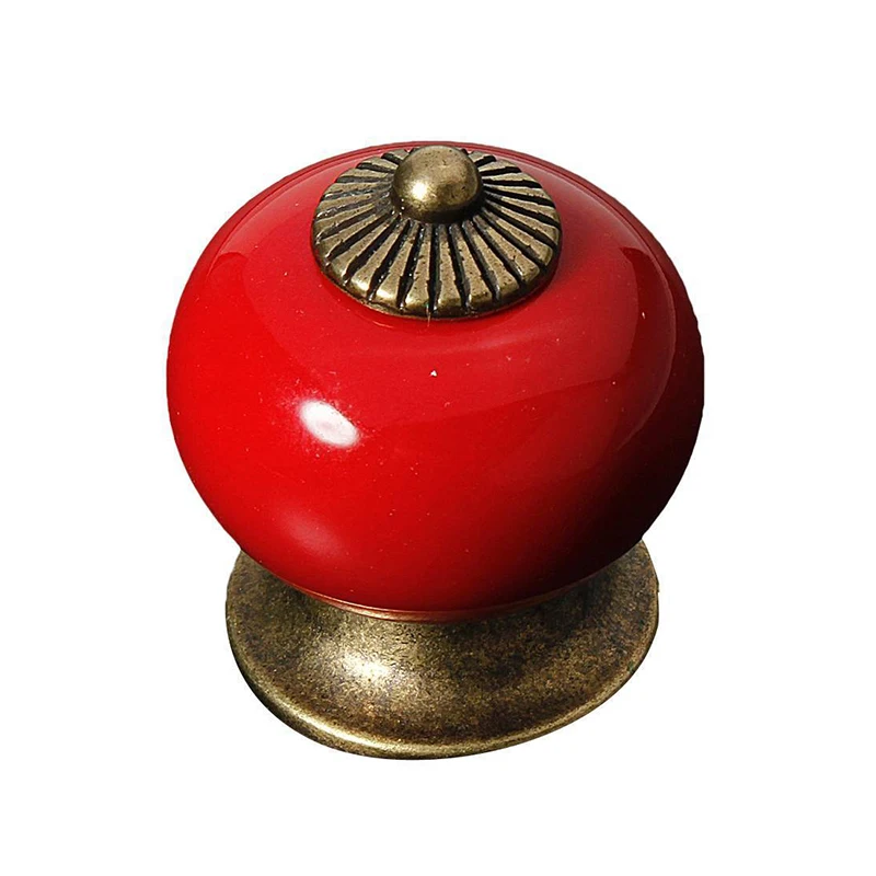 DSHA 6X Vintage Ceramic Door Knob Cabinet Drawer Cupboard Kitchen Retro Pull HandleColor:Red amount:6PCS
DSHA 6X Vintage Ceramic Door Knob Cabinet Drawer Cupboard Kitchen Retro Pull HandleColor:Red amount:6PCS