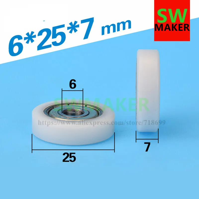 6*25*7 mm flat type F high quality bearing steel plastic bags plastic coated bearing pulley roller doors and Windows, 3 d pr
6*25*7 mm flat type F high quality bearing steel plastic bags plastic coated bearing pulley roller doors and Windows, 3 d pr
