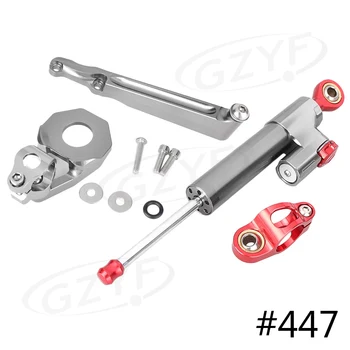 CNC Steering Damper Stabilizer w/ Bracket Mounting Kit Satety Control for Honda CBR600RR 2005-2006 Aluminum Alloy
CNC Steering Damper Stabilizer w/ Bracket Mounting Kit Satety Control for Honda CBR600RR 2005-2006 Aluminum Alloy