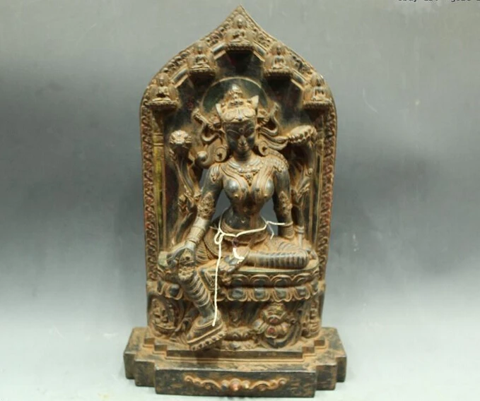 17"Tibet Buddhism Temple Stone carved Lucky Green Tara Kwan-Yin Buddha Statue R0715 Discount 35%
17"Tibet Buddhism Temple Stone carved Lucky Green Tara Kwan-Yin Buddha Statue R0715 Discount 35%