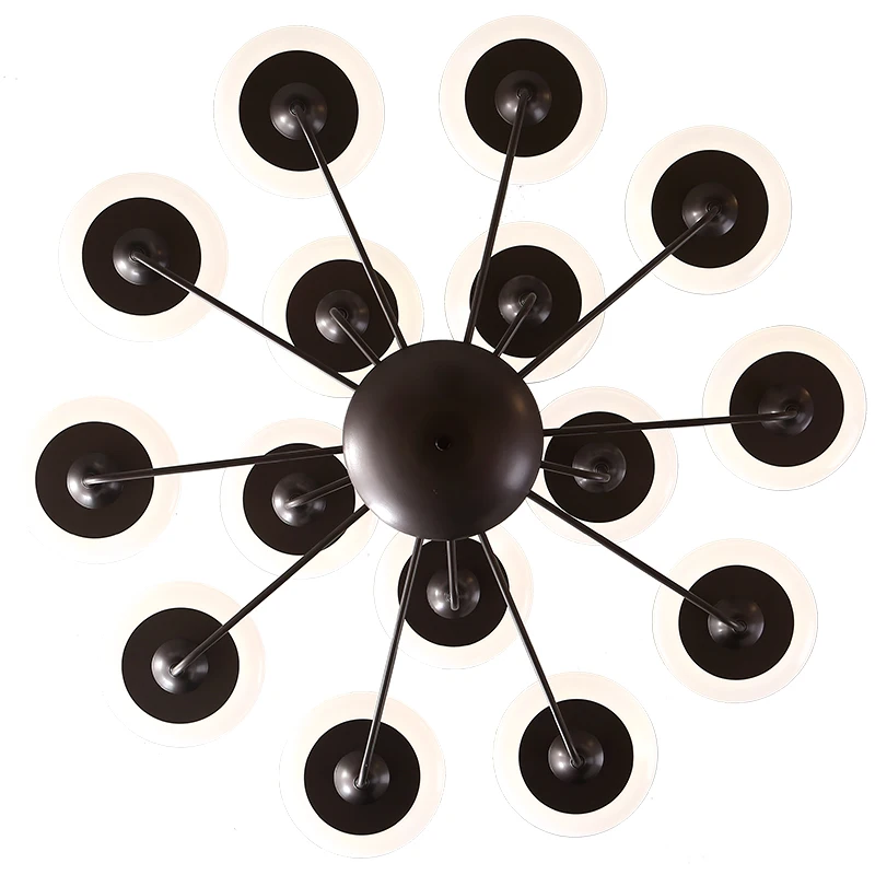 New arrival LED pendant lights Post modern Iron art lampshade multi lamps round plate acrylic droplight foyer lighting fixture
New arrival LED pendant lights Post modern Iron art lampshade multi lamps round plate acrylic droplight foyer lighting fixture