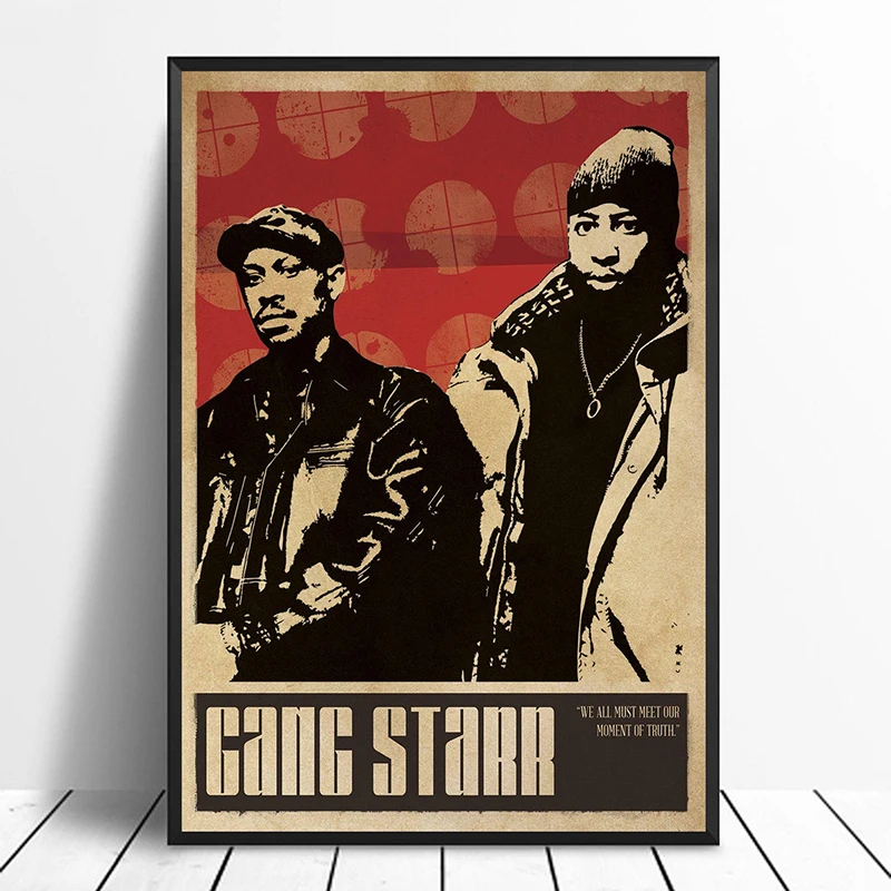 Gang Starr Music Singer Poster Hip Hop Rap Music Band Star Poster Wall Art Painting Room Home Decor Canvas Print
Gang Starr Music Singer Poster Hip Hop Rap Music Band Star Poster Wall Art Painting Room Home Decor Canvas Print