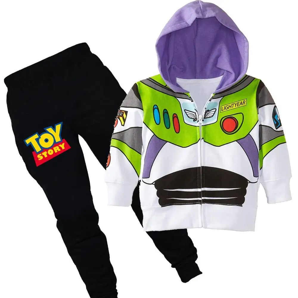 Toy Story Buzz Lightyear Cosplay Kids Cotton Clothes Sets Baby Girls Boys Sports Hooded T-Shirt Pants 2pcs/Sets Casual Tracksuit
Toy Story Buzz Lightyear Cosplay Kids Cotton Clothes Sets Baby Girls Boys Sports Hooded T-Shirt Pants 2pcs/Sets Casual Tracksuit