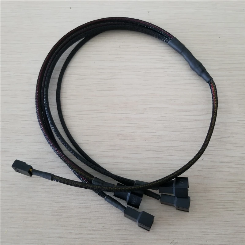 10pcs/lot Motherboard Cooling Fan Power Cable Small 3Pin Splitter 1 to 4 Black 53.5cm
10pcs/lot Motherboard Cooling Fan Power Cable Small 3Pin Splitter 1 to 4 Black 53.5cm