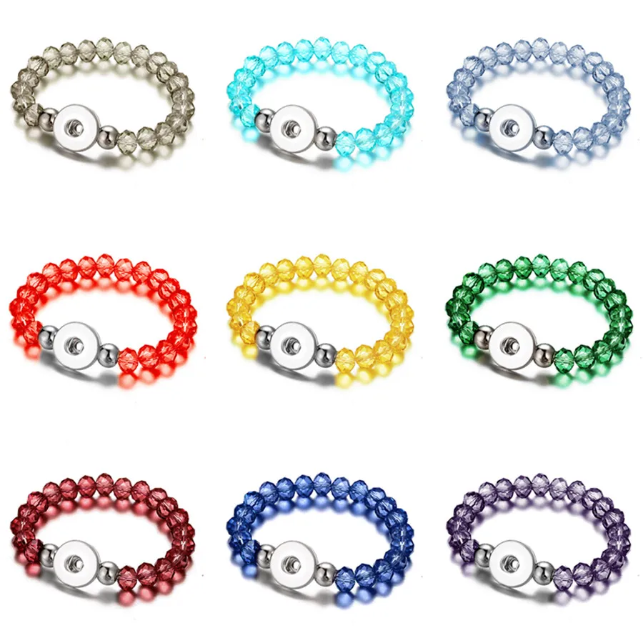 Fashion Glass Multi-faceted Oval beads Bracelets Elastic fit 18MM snap buttons snap jewelry wholesale AB0029
Fashion Glass Multi-faceted Oval beads Bracelets Elastic fit 18MM snap buttons snap jewelry wholesale AB0029