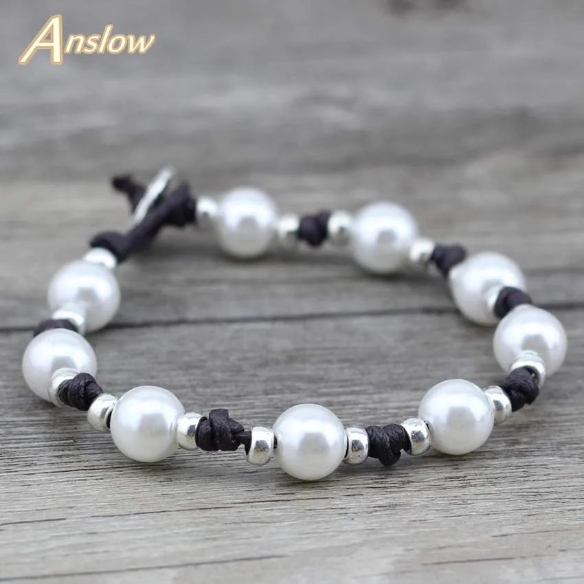 Anslow New Design Pulseira Masculina Simulated-pearl Trendy Vintage Statement Bracelet For Women Mother's Day Gift LOW0483LB
Anslow New Design Pulseira Masculina Simulated-pearl Trendy Vintage Statement Bracelet For Women Mother's Day Gift LOW0483LB