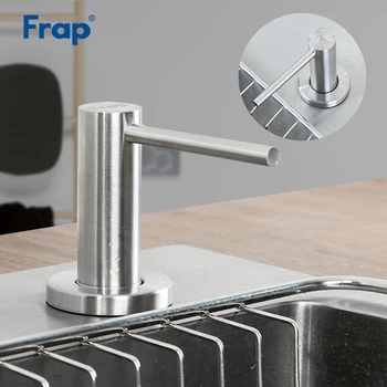 Frap Kitchen Soap Dispenser Bathroom Dispenser for Liquid Soap Lotion Dispensers Tools Stainless Steel Head + ABS Bottle Y35001
Frap Kitchen Soap Dispenser Bathroom Dispenser for Liquid Soap Lotion Dispensers Tools Stainless Steel Head + ABS Bottle Y35001