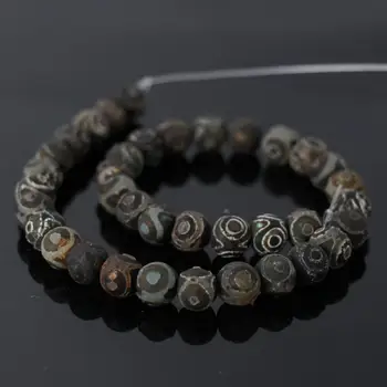 2Strand/lot of Antiquity 3-eye Tibetan Agates Dzi Matte Crack Round Beads,Tibetan Old Dzi Round Beads Wholesale,different sizes
2Strand/lot of Antiquity 3-eye Tibetan Agates Dzi Matte Crack Round Beads,Tibetan Old Dzi Round Beads Wholesale,different sizes