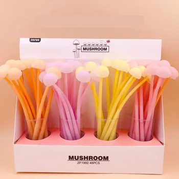 48pcs/pack cartoon candy color mushroom style Silicone Gel Pen Korea creative sign pen students prize party promotion gift pen
48pcs/pack cartoon candy color mushroom style Silicone Gel Pen Korea creative sign pen students prize party promotion gift pen