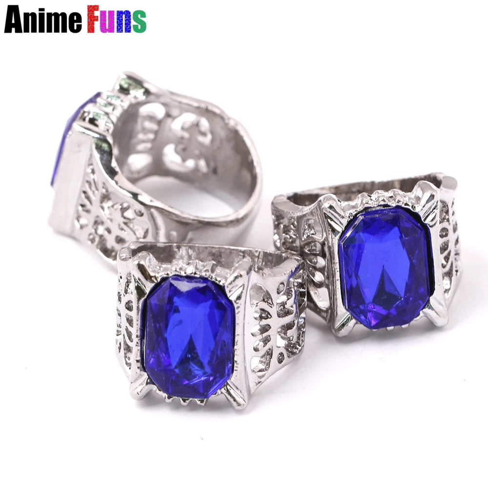 Anime Black Butler Kuroshitsuji Blue Crystal Rings Ciel Sebastian Charm Cosplay Costume Jewelry Birthday Gift drop-ship
Anime Black Butler Kuroshitsuji Blue Crystal Rings Ciel Sebastian Charm Cosplay Costume Jewelry Birthday Gift drop-ship