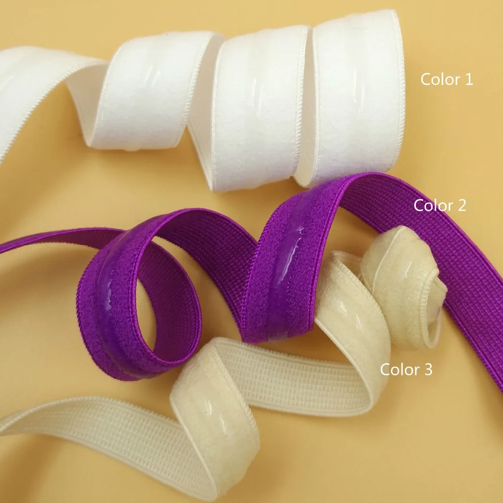 New 5 Meters 10-12mm Width High Quality Extra Grip Non-Slip Silicone Elastic Bands For Bra Dress DIY Clothes Sewing Accessories
New 5 Meters 10-12mm Width High Quality Extra Grip Non-Slip Silicone Elastic Bands For Bra Dress DIY Clothes Sewing Accessories
