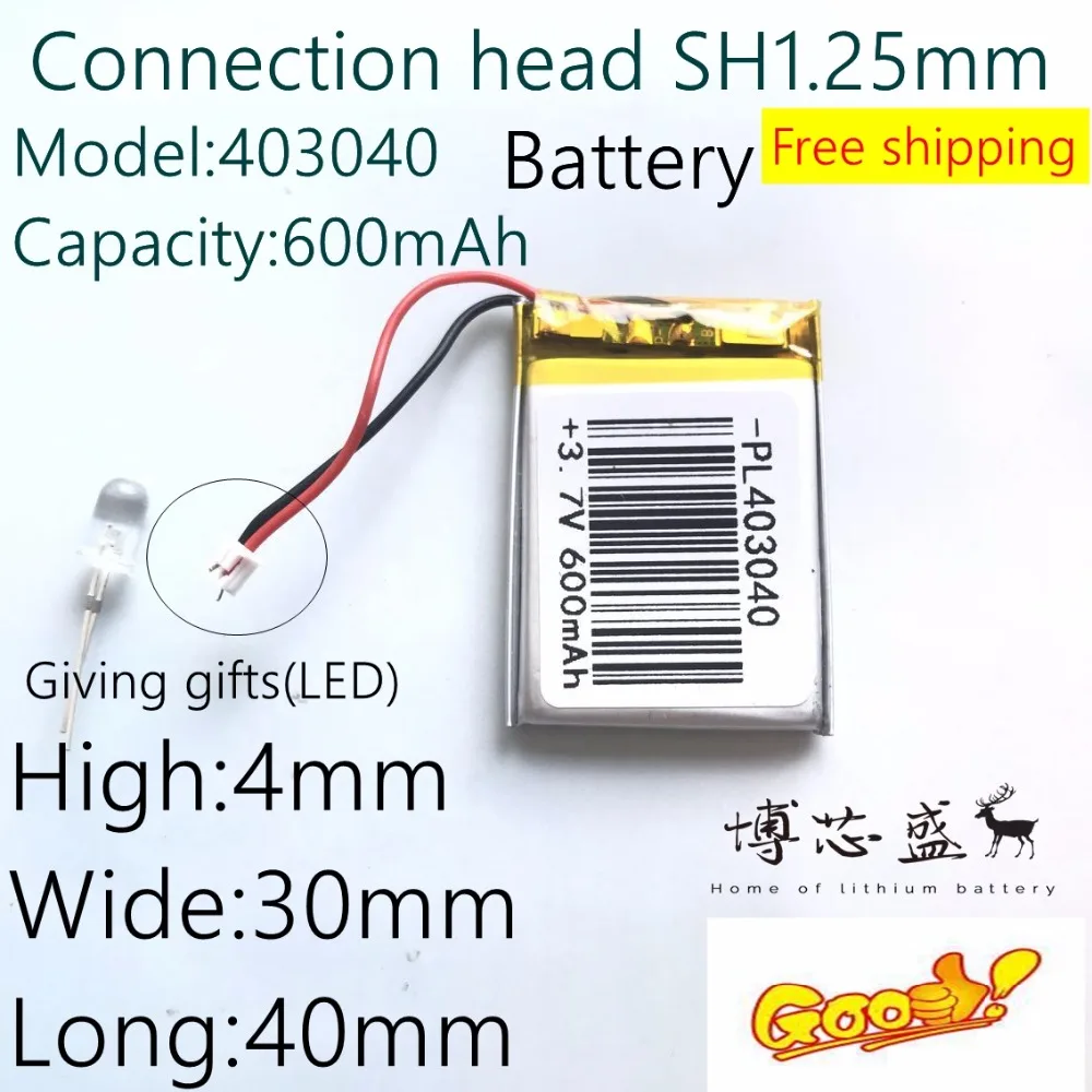 Free shipping 3.7V lithium polymer battery 043040 403040 600mAh MP3 MP4 GPS Bluetooth lithium battery small stereo bluetooth GPS
Free shipping 3.7V lithium polymer battery 043040 403040 600mAh MP3 MP4 GPS Bluetooth lithium battery small stereo bluetooth GPS