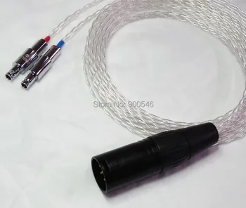 1.8m 6ft Handmade 8 core Flat braid OCC Silver plated Balance Headphone Cable Upgrade Cable For SENNHEISER HD800
1.8m 6ft Handmade 8 core Flat braid OCC Silver plated Balance Headphone Cable Upgrade Cable For SENNHEISER HD800