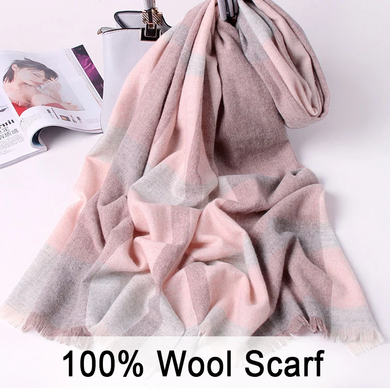 100% Pure Wool Scarf Women Luxury 2019 Shawls and Wraps Winter Warm Wool Scarves for Ladies Plaid Tassel Scarf Wool
100% Pure Wool Scarf Women Luxury 2019 Shawls and Wraps Winter Warm Wool Scarves for Ladies Plaid Tassel Scarf Wool
