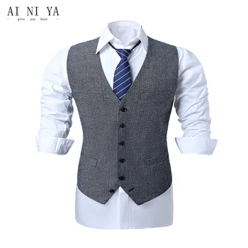 Blue Vintage Tweed Vest Herringbone Striped Men Wedding Waistcoat Vest Slim Fit Sleeveless Business Office Gilet Homme Custom
Blue Vintage Tweed Vest Herringbone Striped Men Wedding Waistcoat Vest Slim Fit Sleeveless Business Office Gilet Homme Custom