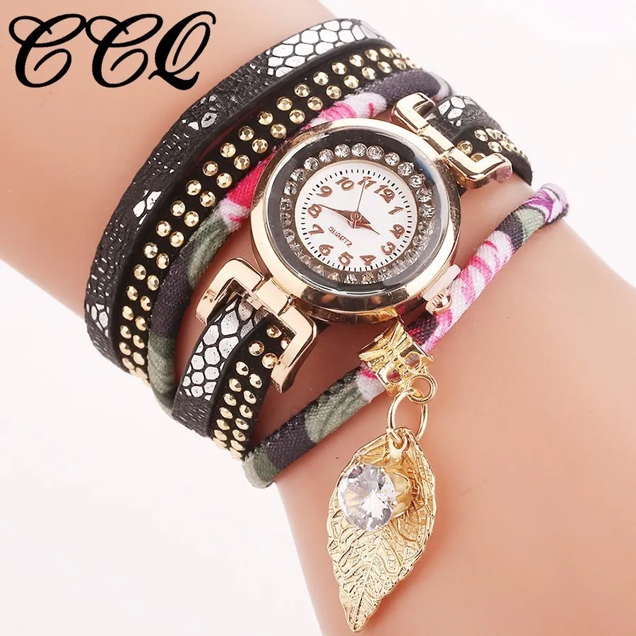 Women Handmade Braided Leaf Pendant Wristwatches Luxury Leather Bracelet Analog Quartz Watches Relogio Feminino Dropshipping
Women Handmade Braided Leaf Pendant Wristwatches Luxury Leather Bracelet Analog Quartz Watches Relogio Feminino Dropshipping